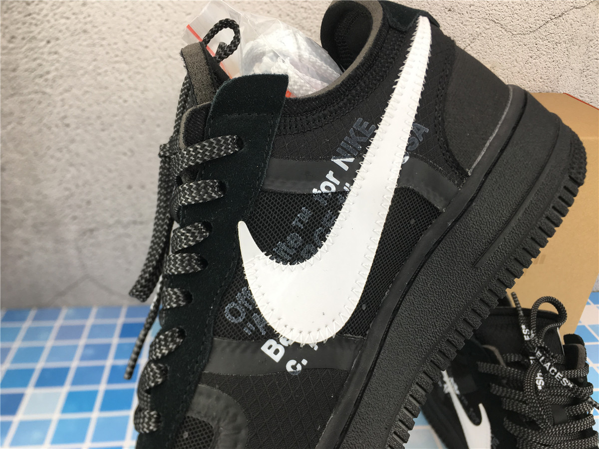 Off-White x Air Force 1 Low Black AO4606 001